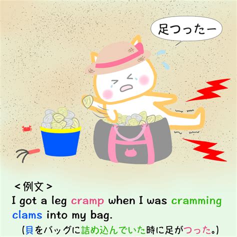 cramp 意味 スラング|「足つった。」を英語で言うと？I'veとcrampの発音の注意点.